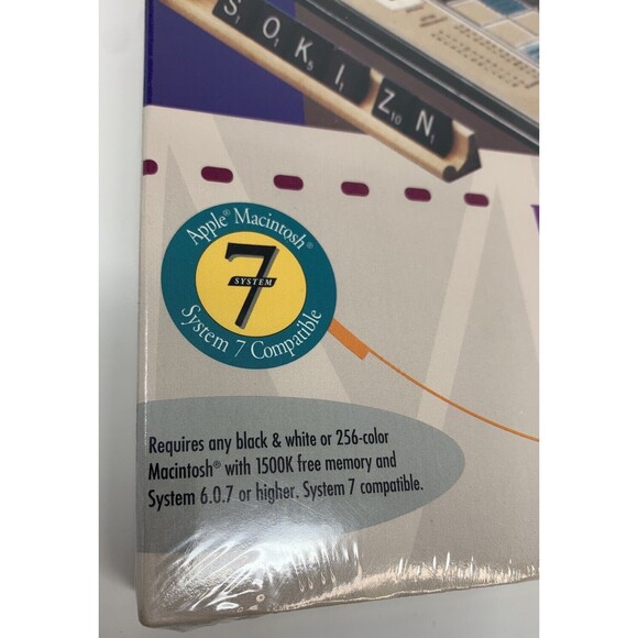 1994‎ Scrabble Crossword Computer Game Macintosh MacPlay OS X 6.0.7 - Picture 2 of 10